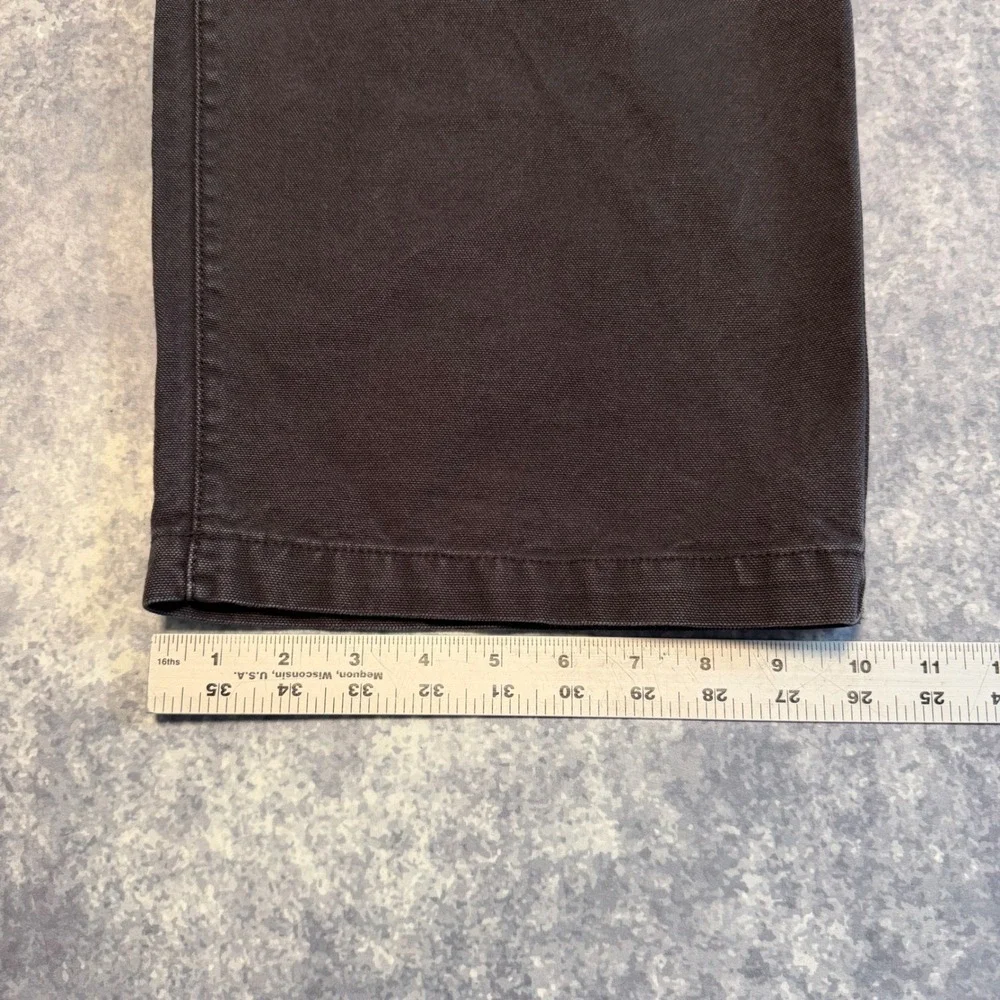 HM Baggy Fit Coupe Baggy Mens Carpenter Pants Black 34x30 Cotton Canvas Workwear